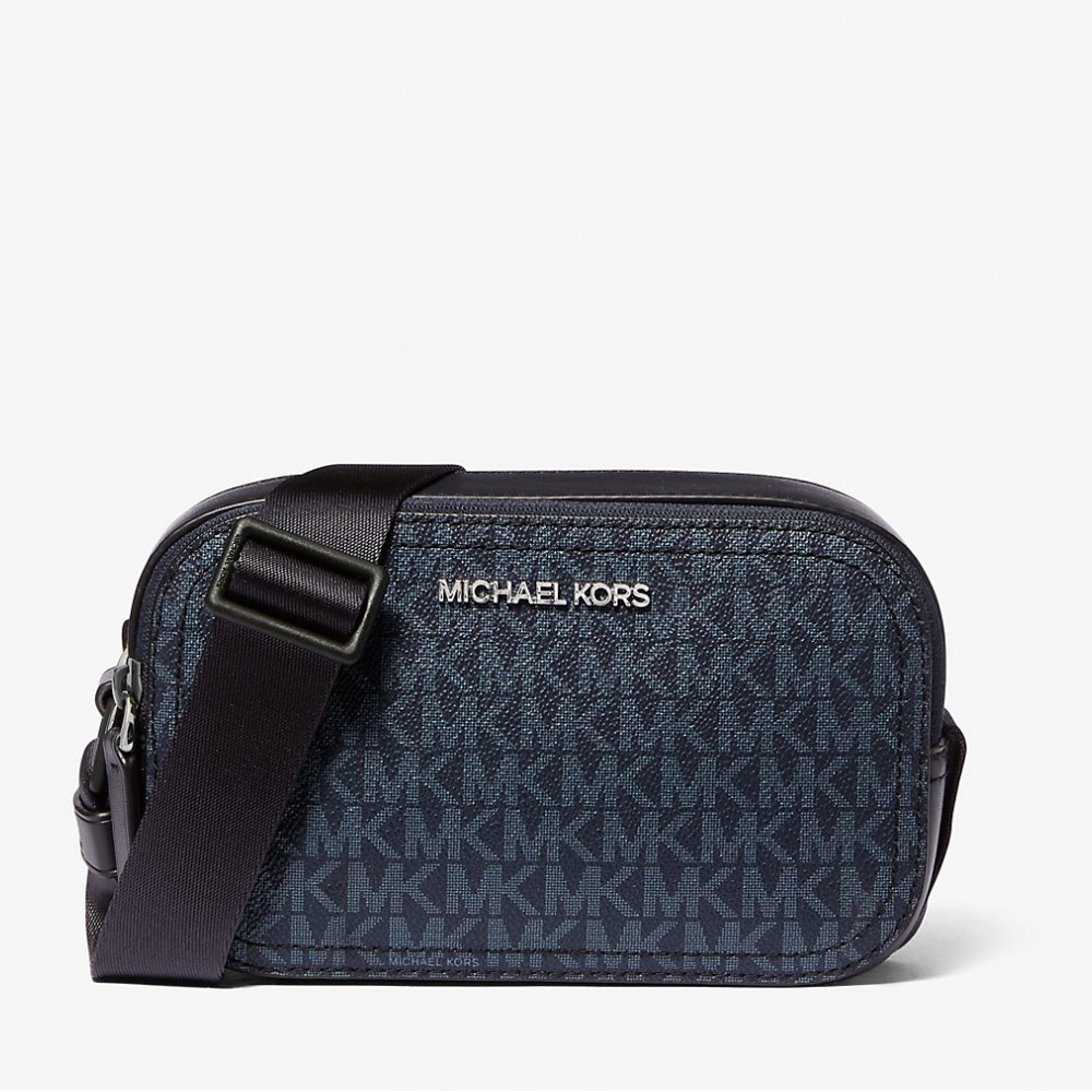 Unisex Michael Kors Cooper Signature Logo Camera Bag-NWT $248 retail